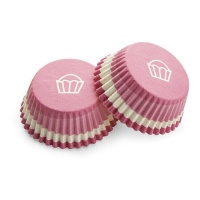 Capsule per cupcake fucsia - Pastkolor - 48 pz.