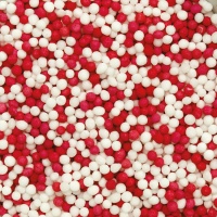 Sprinkles mini perle rosa e bianche - Decora - 100 g