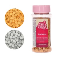 Sprinkles coriandoli metallizzati da 60 g - FunCakes