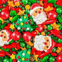 Babbo Natale e Albero 90 gr - Azucren