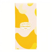 Scatola per tavoletta di cioccolato con motivo onde 16 x 7,5 x 2,5 cm - confezione da 5 pezzi