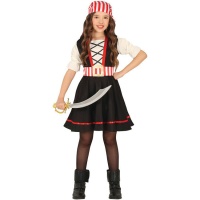 Costume da piranha corsaro per bambina