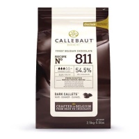 Gocce di cioccolato fondente 54,5 % da sciogliere da 2,5 kg - Callebaut