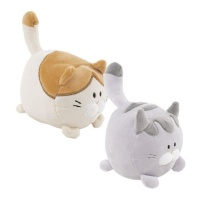 Peluche di gatto assortito di 11 cm - 1 unità