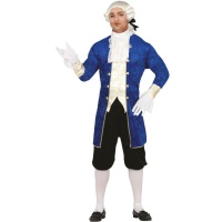 Costume da marchese blu scuro per uomo