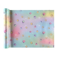 Tovaglia da corridoio di 30 cm con stelle e cuori - 5 m