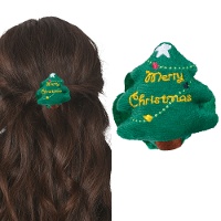 Elastico per capelli natalizio a forma di albero Merry Christmas