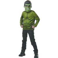 Costume da Hulk con maglietta e maschera per bambini