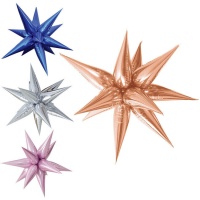 Palloncino 3D Star da 66 cm - J&E - 1 pezzo