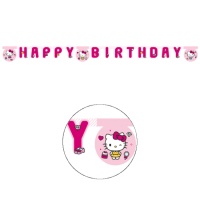 Corona di Buon Compleanno Hello Kitty 2 m
