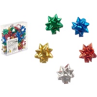 Nastro fiocco brillante per pacchetti 4 cm - 72 pezzi