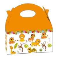 Scatola di cartone Happy Jungle - 12 pz.