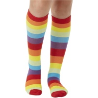 Calzini a righe multicolori infantili