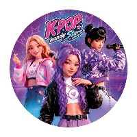 Cialda commestibile K-pop da 20 cm