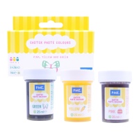 Set di coloranti pastello in pasta 25g - PME - 3 pz.