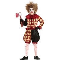 Costume da clown Maleficent per bambini