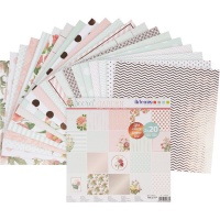 Kit di carte per scrapbooking di Secret Garden - Artemio - 40 fogli