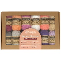 Confezione di 12 gomitoli SoftFun Spring Blossom da 20 gr - Scheepjes