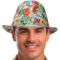 Cappello hawaiano tropicale