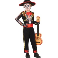 Costume da mariachi Catrina per bambino