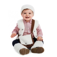 Costume da pastorello con bisaccia per bebè