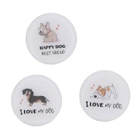 Magnete da frigo a tema cane con frase - 1 unità