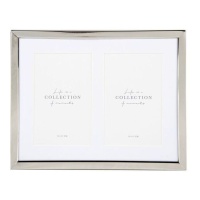 Cornice multifoto Argento fine per 2 foto 10 x 15 cm - DCasa