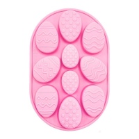 Stampo per uova di Pasqua in silicone - Happy Sprinkles - 10 cavità