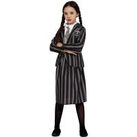 Costume da ragazza in uniforme familiare gotica per bambini
