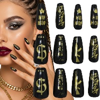 Set da 12 unghie finte Thug Life