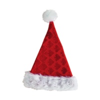 Cappello di Babbo Natale stampato da 52 cm