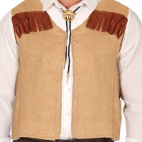 Gilet indiano o da cowboy con frange per adulti