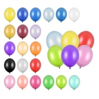 Palloncini in lattice metallizzati da 23 cm - PartyDeco - 100 pz.