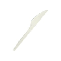 Coltelli di plastica biodegradabili 17 cm - 50 pz.