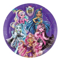 Piatti Monster High 23 cm - 8 pezzi.