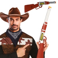 Fucile da cowboy argentato di 60 cm
