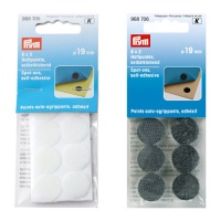 Velcro autoadesivo su dischi da 1,9 cm - Prym - 8 paia