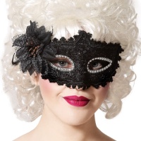 Maschera pizzo nero