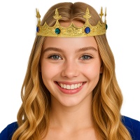 Corona medievale da re in metallo