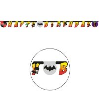 Ghirlanda di compleanno di Batman da 2,5 m