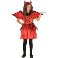 Costume da diavoletta in gonna per bambina