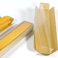 Scatola per torrone kraft con coperchio 20,5 x 4,5 x 3 cm - Pastkolor