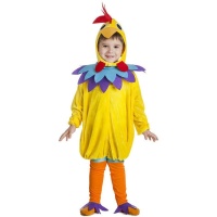 Costume da galletto giallo per bambini