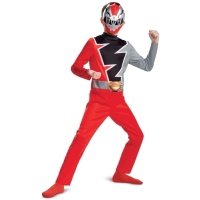 Costume Power Ranger Dino Fury Rosso