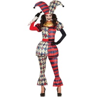 Costume da Arlecchino malvagio per donna