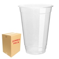 Tumbler in plastica trasparente da 330 ml - 1000 pezzi.