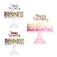 Candelina Happy Birthday da 10 x 5 cm - PME - 1 unità