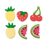 Decorazioni di zucchero frutta tropicale - Decora - 6 unità