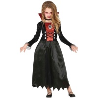 Costume vampiro scuro da bambina