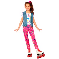 Costume da pattinatrice anni '90 per bambina